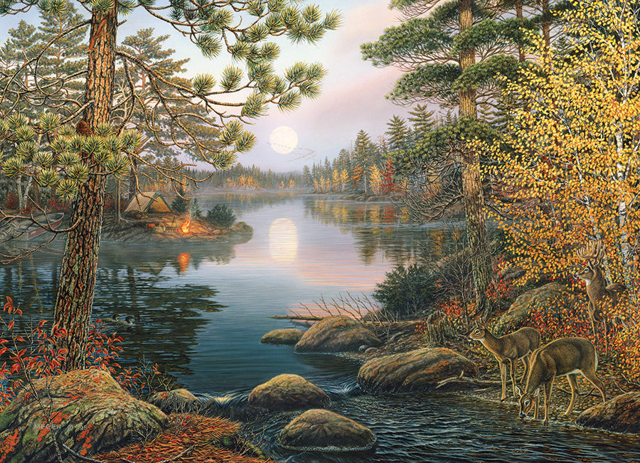 Cobble Hill James A Meger DEER LAKE 1000pc Jigsaw Puzzle 80139