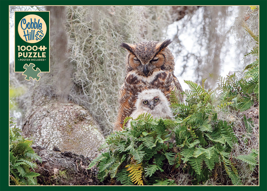 Cobble Hill Simon Bolyn GREAT HORNED OWL 1000pc Jigsaw Puzzle 80246