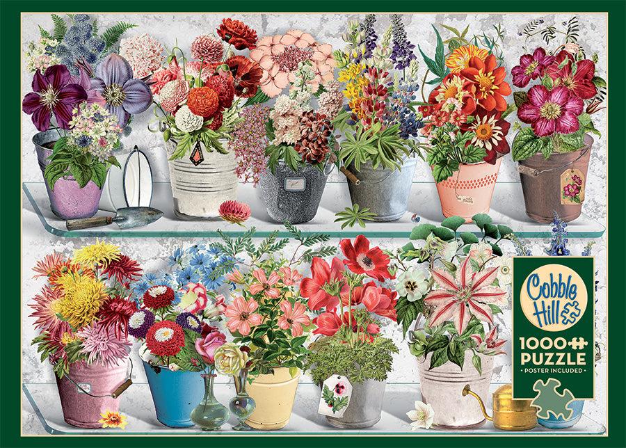 Cobble Barbara Behr BEAUCOUP BOUQUET Flowers 1000pc Jigsaw Puzzle 80258