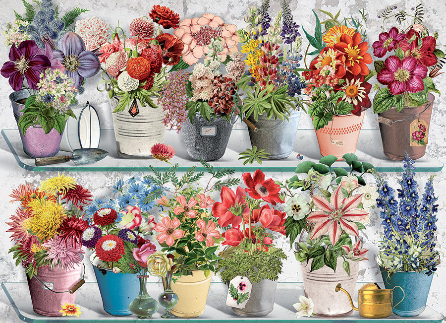 Cobble Barbara Behr BEAUCOUP BOUQUET Flowers 1000pc Jigsaw Puzzle 80258
