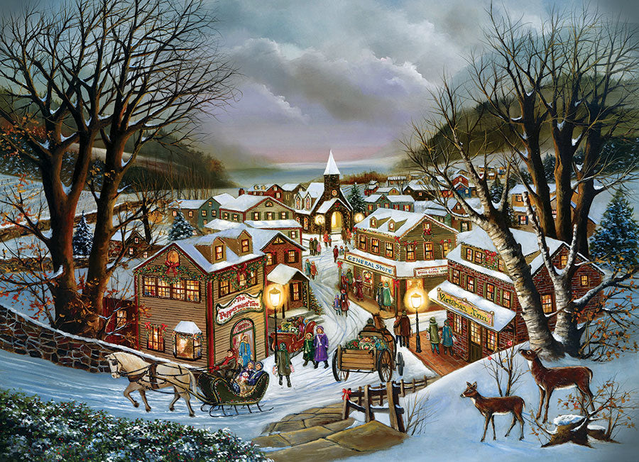 Cobble Hill H. Hargrove I REMEMBER CHRISTMAS 1000pc Jigsaw Puzzle 80312