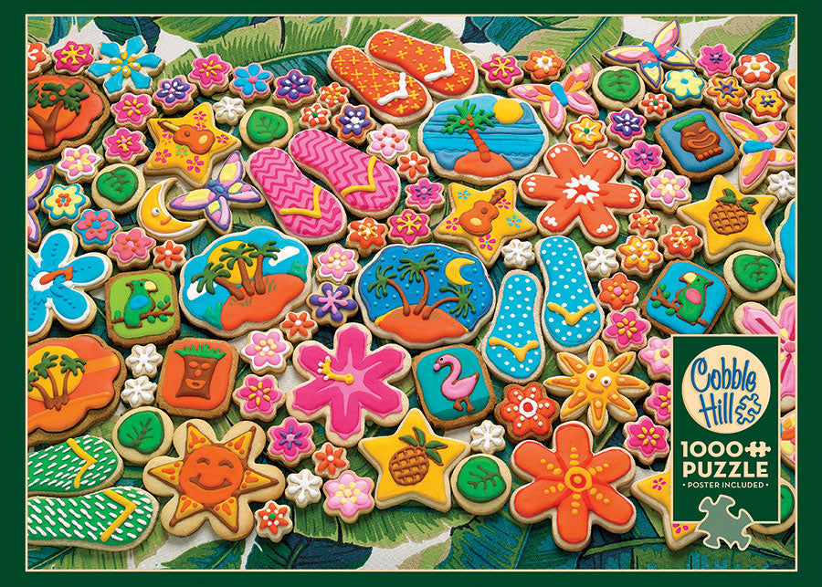 Cobble Hill Puzzle Company TROPICAL COOKIES 1000pc Jigsaw Puzzle 80330