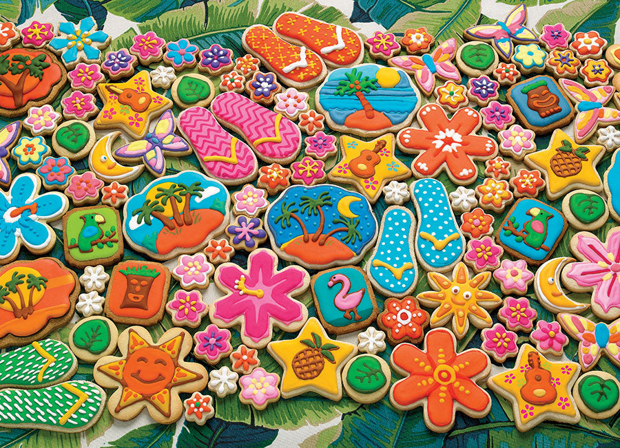 Cobble Hill Puzzle Company TROPICAL COOKIES 1000pc Jigsaw Puzzle 80330