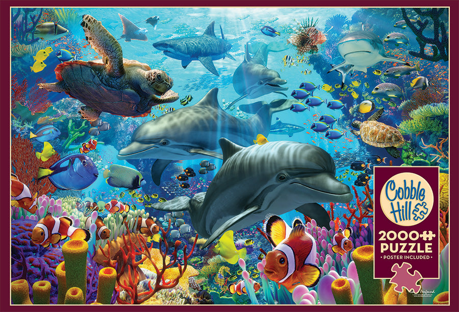 Cobble Hill David Penfound CORAL SEA 2000pc Jigsaw Puzzle 89005