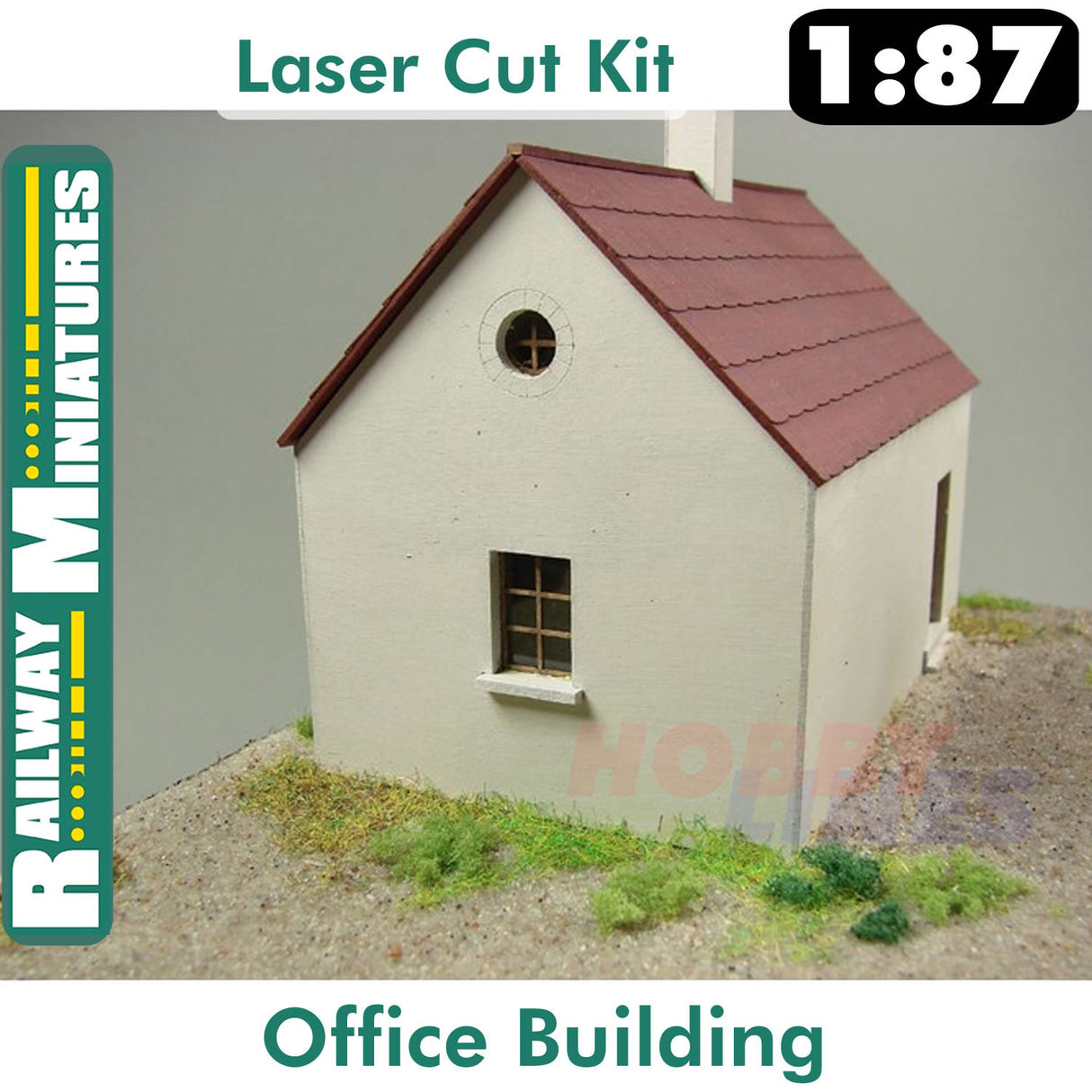 OFFICE BUILDING kit HO 1:87 Vessel RAILWAY MINIATURES 035