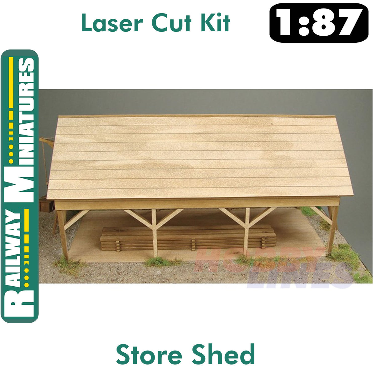 STORE SHED kit HO 1:87 Vessel RAILWAY MINIATURES 037