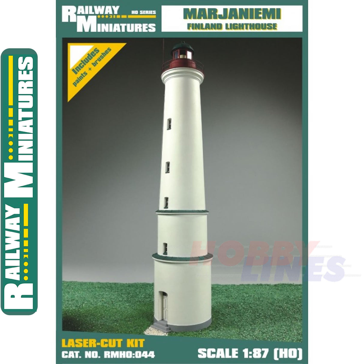 MARJANIEMI LIGHTHOUSE kit Finland HO 1:87 Vessel RAILWAY MINIATURES 044