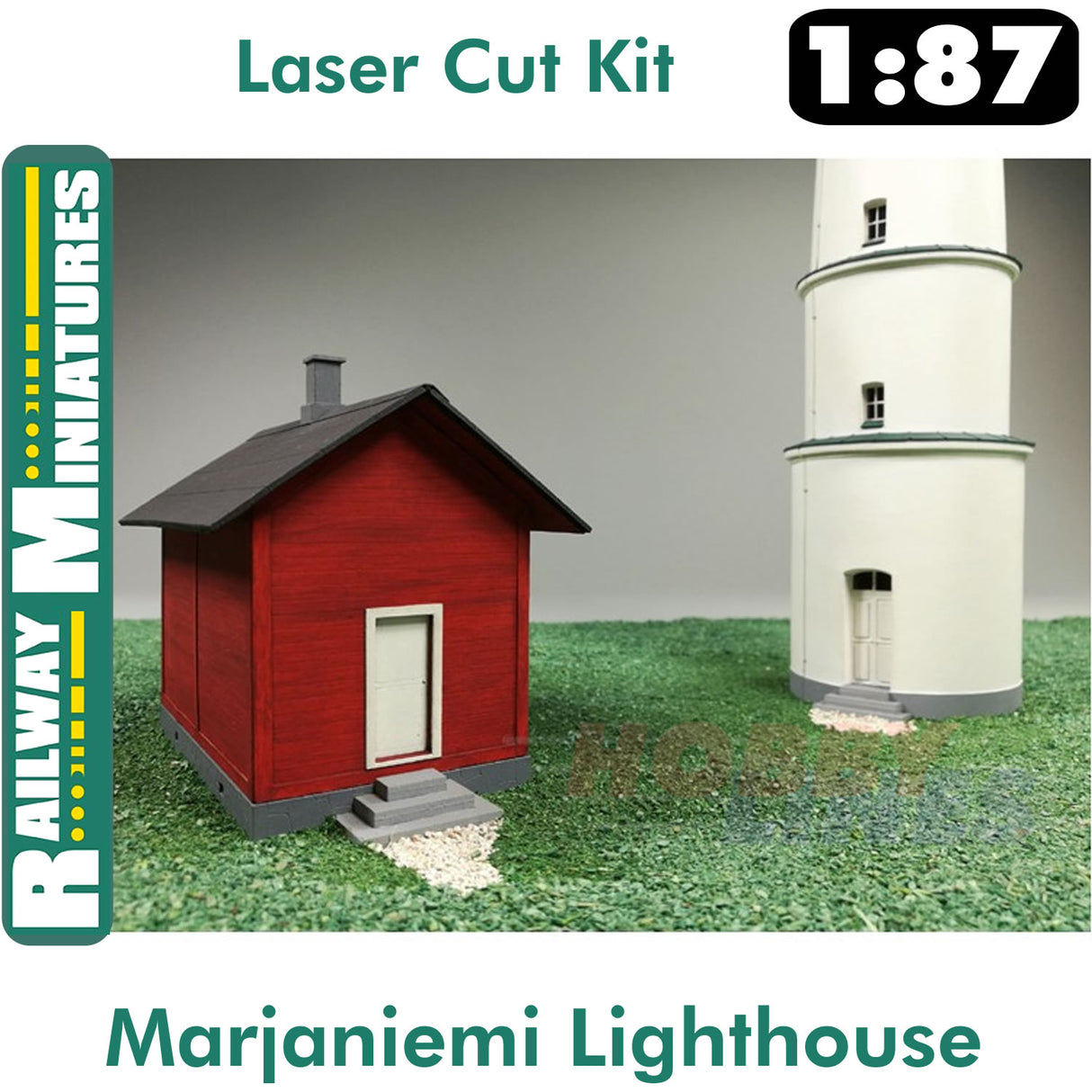 MARJANIEMI LIGHTHOUSE kit Finland HO 1:87 Vessel RAILWAY MINIATURES 044