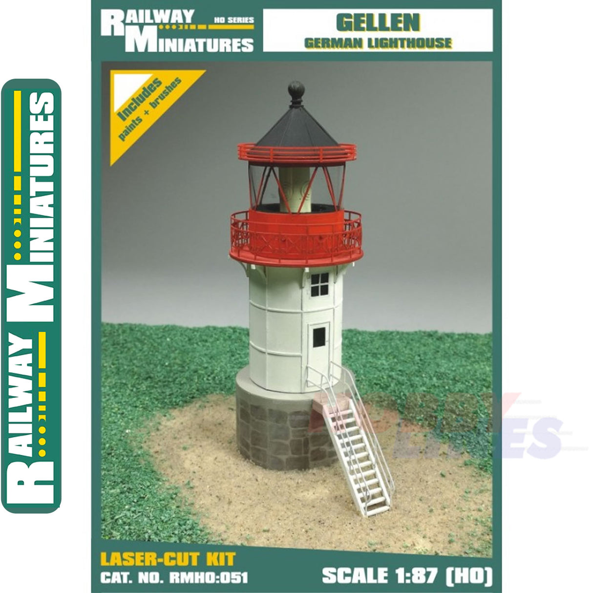 GELLEN LIGHTHOUSE kit Germany HO 1:87 Vessel RAILWAY MINIATURES 051