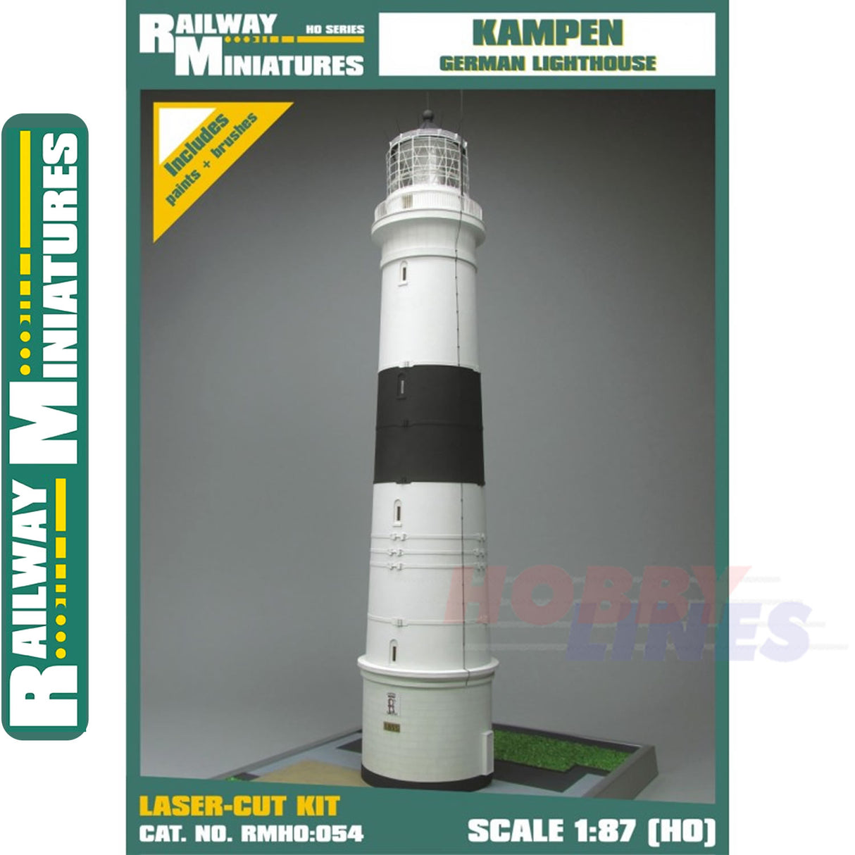 KAMPEN LIGHTHOUSE kit Germany HO 1:87 Vessel RAILWAY MINIATURES 054