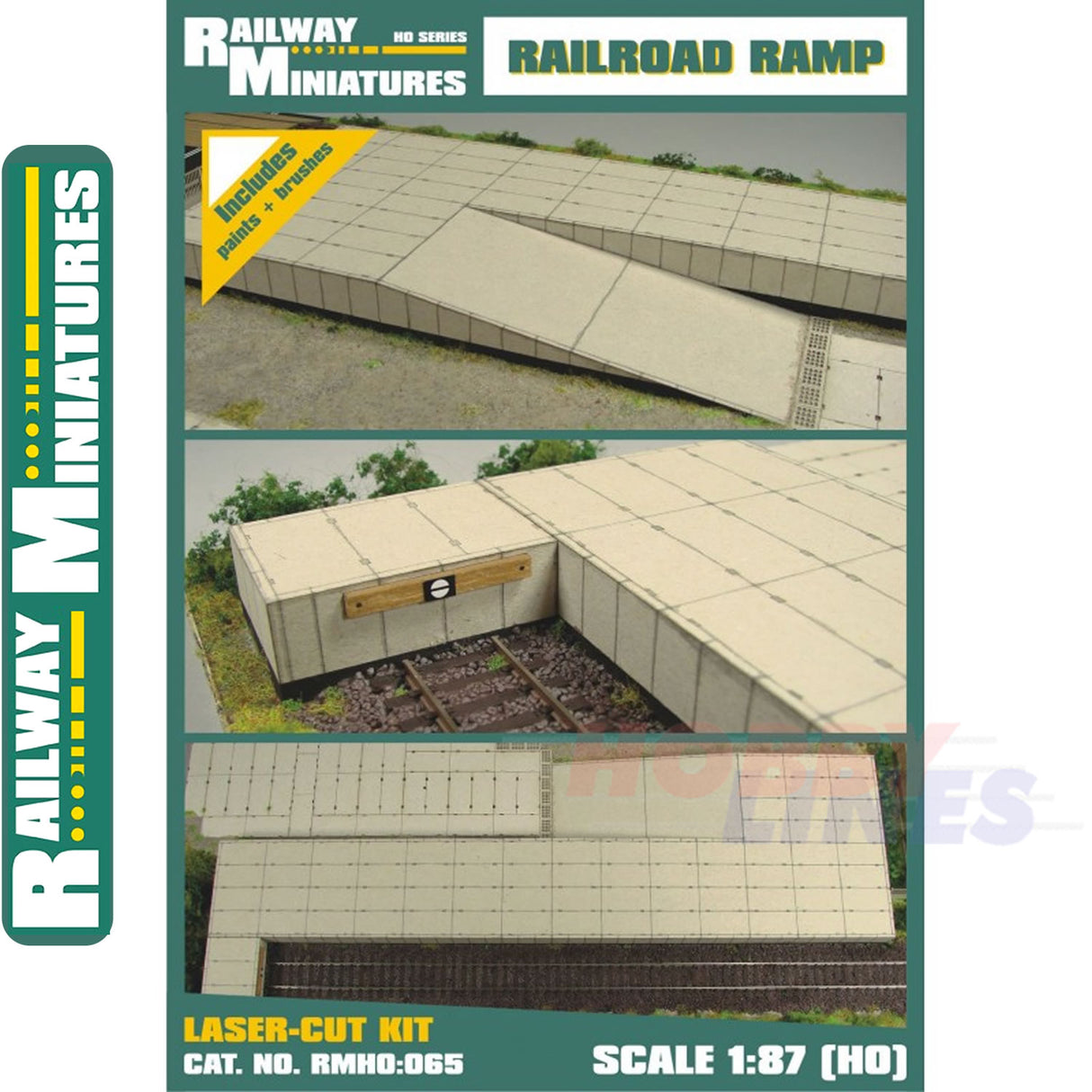 RAILROAD RAMP kit HO 1:87 Vessel RAILWAY MINIATURES 065