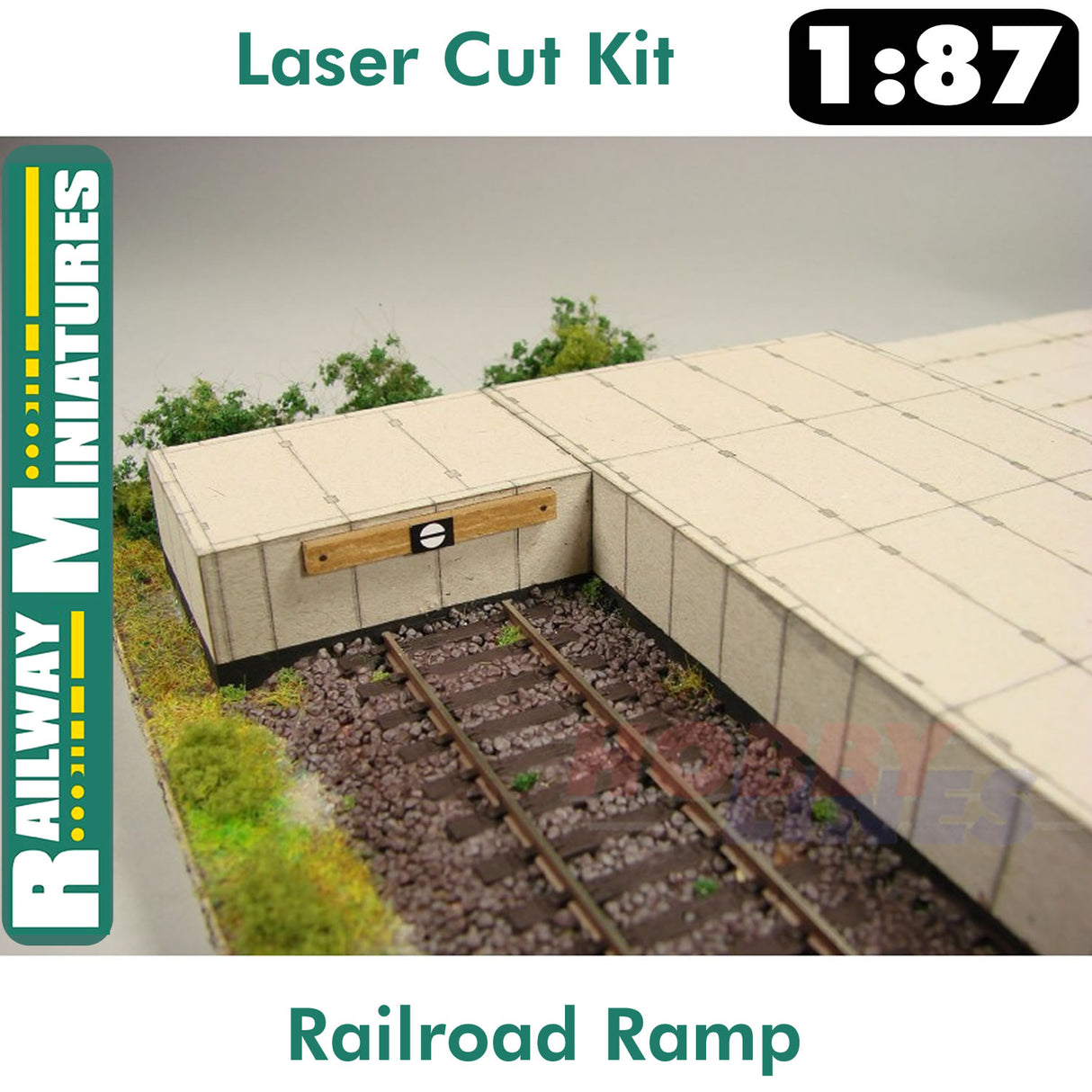 RAILROAD RAMP kit HO 1:87 Vessel RAILWAY MINIATURES 065