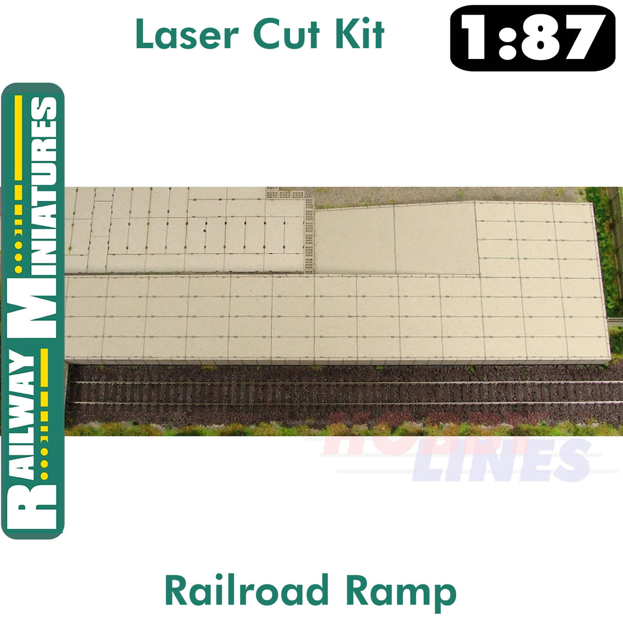 RAILROAD RAMP kit HO 1:87 Vessel RAILWAY MINIATURES 065