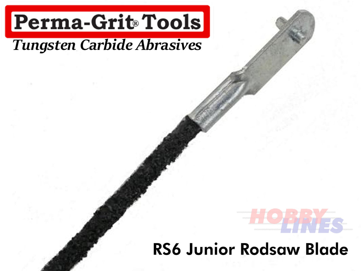 Perma-Grit RS6 6" JUNIOR RODSAW 152mm Jr Rod Saw Tungsten Grit Blade Permagrit