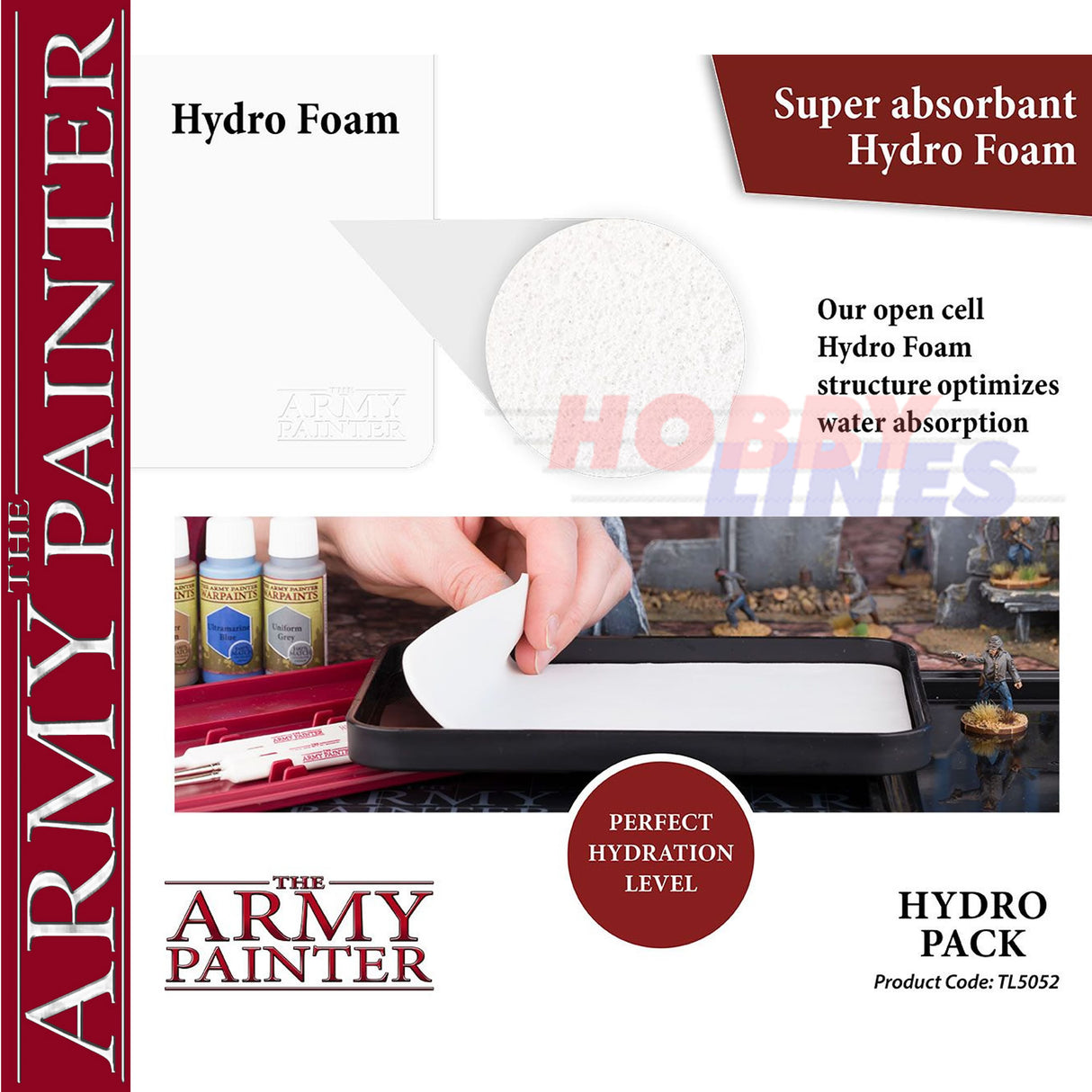 WET PALLETTE superior quality Custom Designed ARMY PAINTER TL5051P