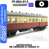 Autocoach BR Crimson & Cream 41 Coach - DCC & Lightbar Ready | Dapol | 7P-004-013