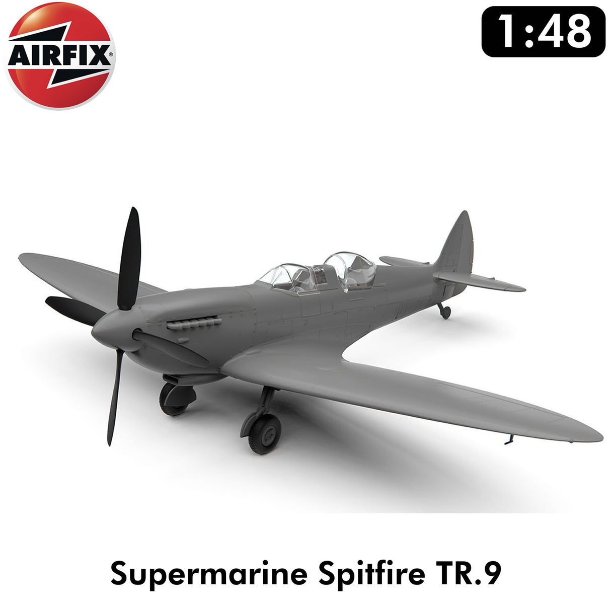 Supermarine Spitfire Tr.9 two-seat conversion 1:48 kit | Airfix | A05143