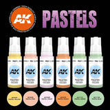Pastels Colours - 3G Acrylic Paint x 6 | AK interactive | AK11607