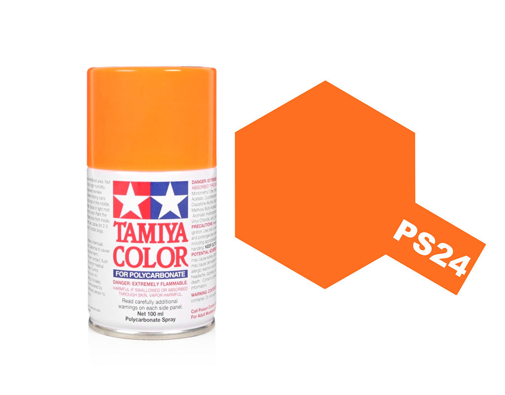 Tamiya Ps-24 Fluorescent Orange Spray Paint