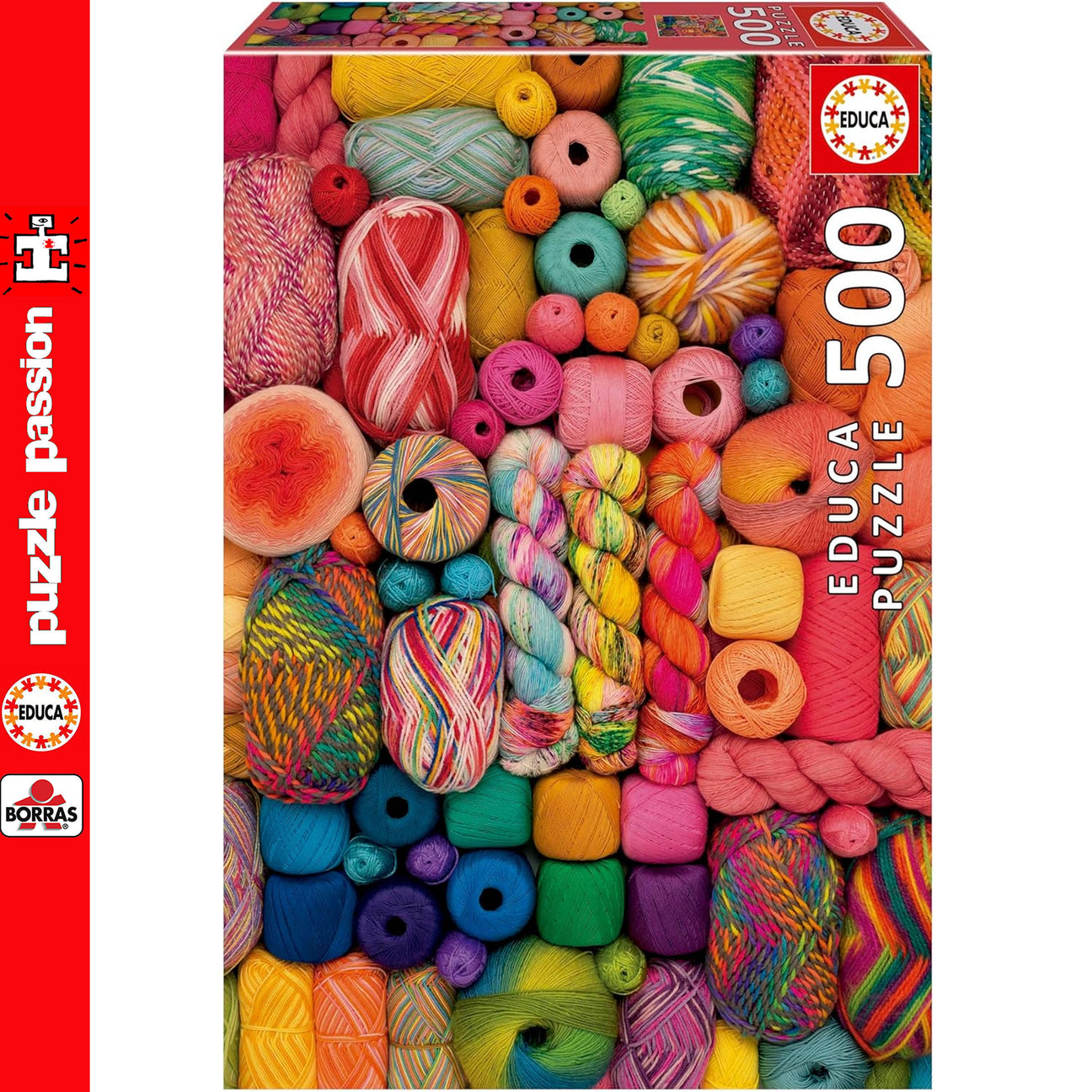 Educa YARNS 500pc Super Deluxe Jigsaw Puzzle Art & Crafts 20172