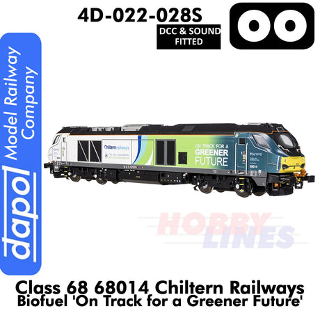 CLASS 68 68014 Chiltern Green Bio Fuel | Dapol | 4D-022-028S