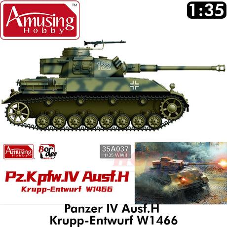 Pz.Kpfw.IV Ausf.H Krupp-Entwurt W1466 1:35 Amusing Hobby 35A037