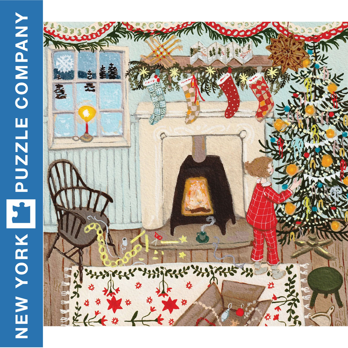 Merry and Bright 500pc Jigsaw | New York Puzzle Company |  NPZLP2327