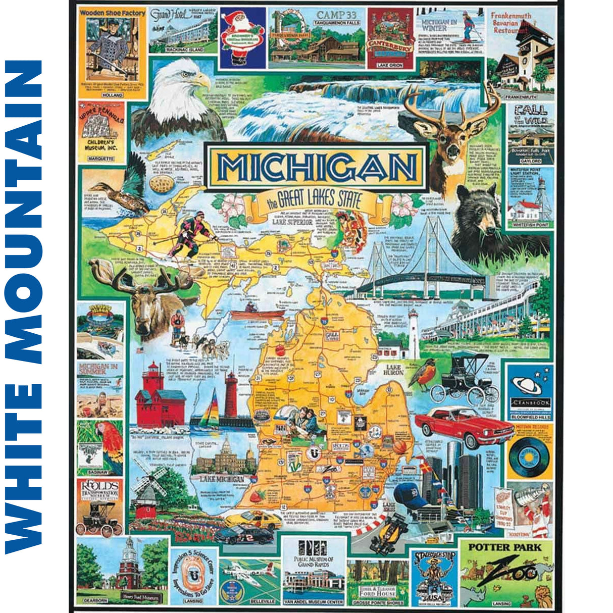 Best of Michigan - 1000pc Puzzle | White Mountain | 127PZ