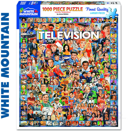 Television History 270pz 1000 Piece Jigsaw Puzzle