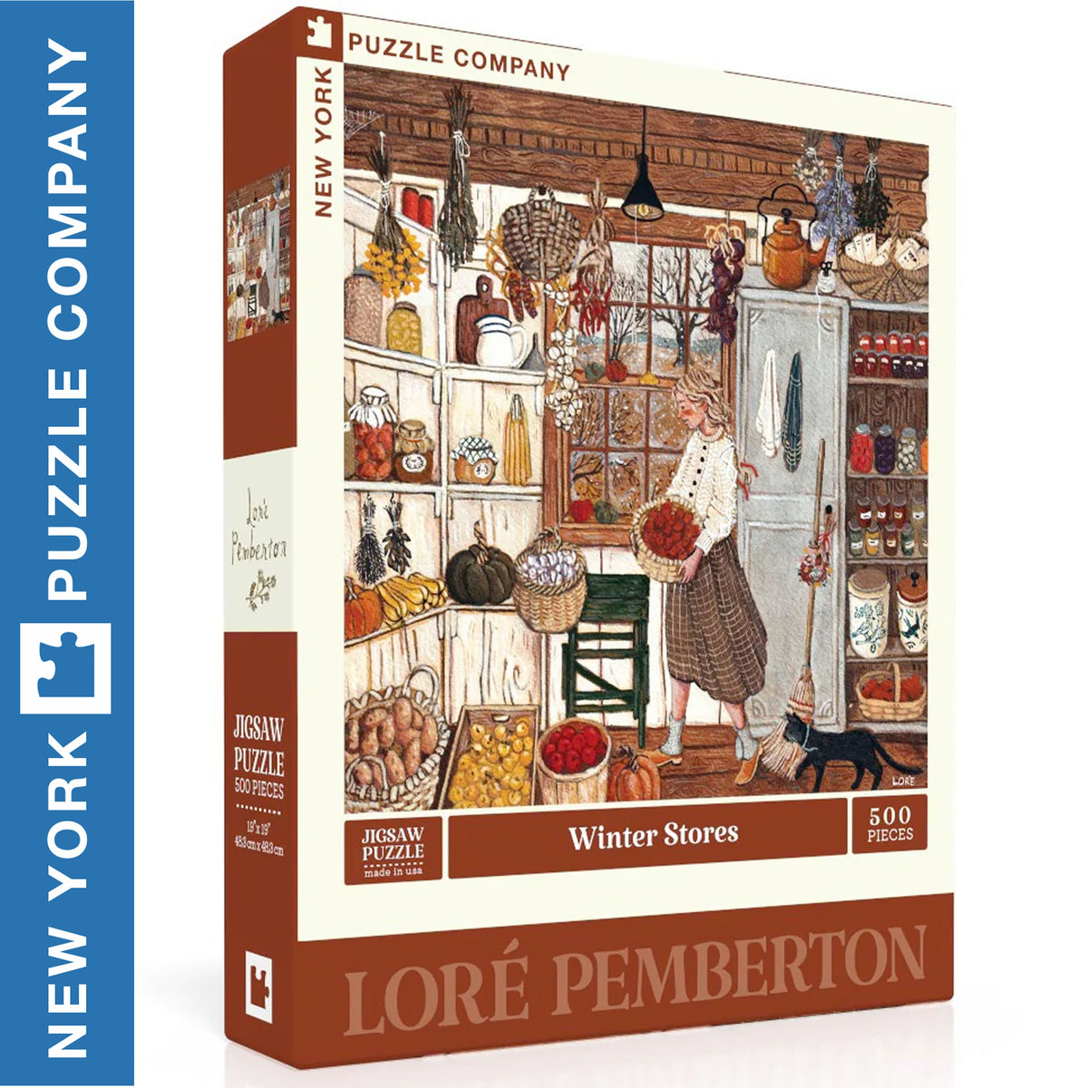 Winter Stores 500pc Jigsaw | New York Puzzle Company |  NPZLP2330
