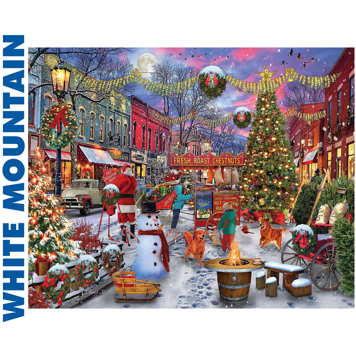 Christmas Roasting - 1000pc Puzzle | White Mountain | 1883pz