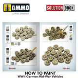 Solution Book 21 - How to Paint WWII German Mid-War Vehicles | Ammo by Mig Jimenez | MIG6527