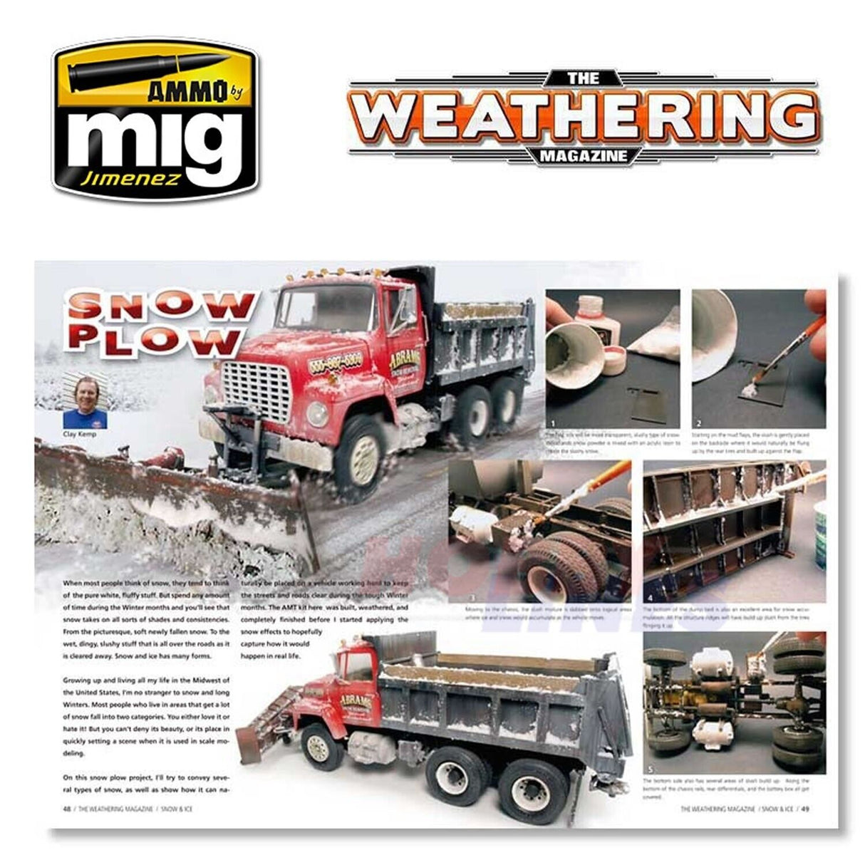 The Weathering Magazine - Issue No 7 Ice and Snow - English | Ammo by Mig Jimenez | MIG4506