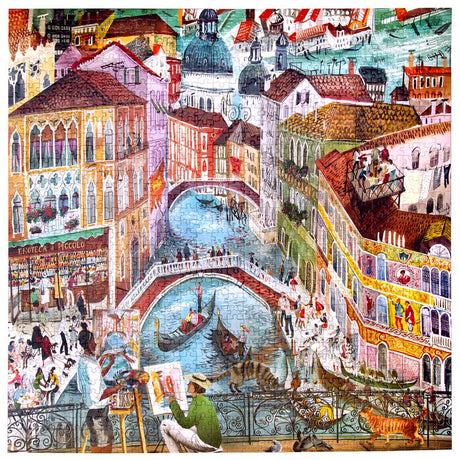 Artists in Venice 1000pc Puzzle | eeBoo | PZT457