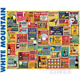  * DAMAGED * I Love Wine - 1000pc Puzzle | White Mountain | 1840