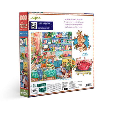 Harvest Kitchen 1000pc Puzzle | eeBoo | PZT488