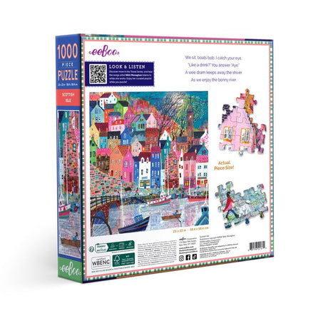 Scottish Isle 1000pc Puzzle | eeBoo | PZT614