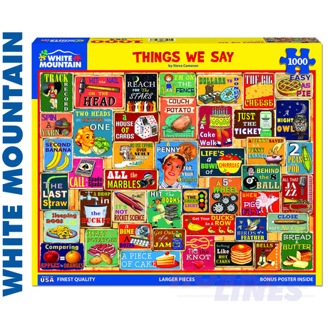 Things We Say 1000 Piece Jigsaw Puzzle 1733