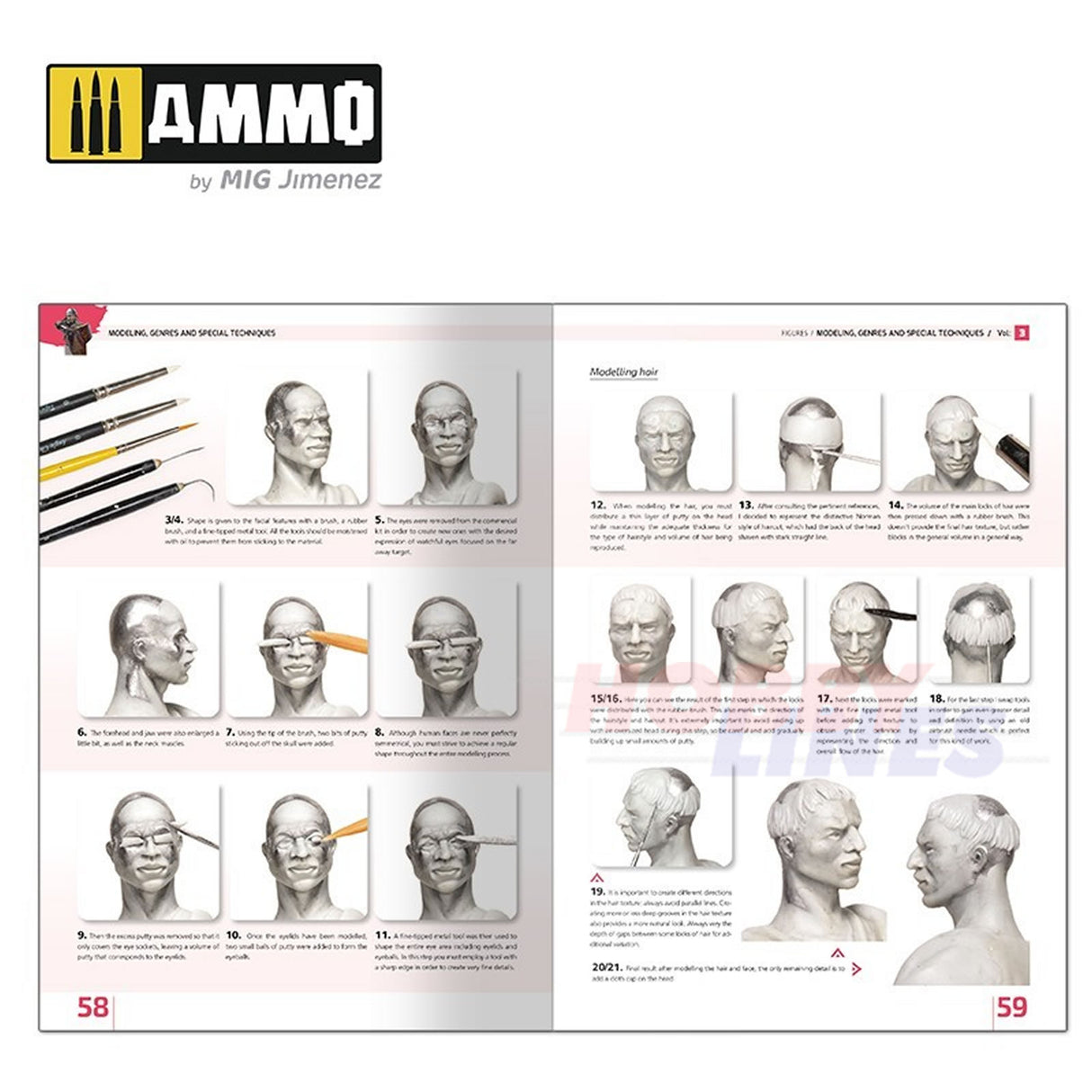 ENCYCLOPEDIA OF FIGURES Modelling Techniques Vol 3 Book Ammo by Mig Jimenez MIG6223