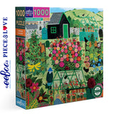 eeBoo GARDEN HARVEST 1000 pc Square Jigsaw Puzzle Super Deluxe PZTGHV