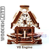 V8 Engine - 3D Puzzle | Wooden City | WR316