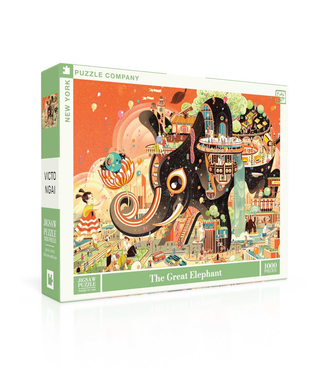 The Great Elephant - 1000pc Puzzle | New York Puzzle Company | NPZVN2618