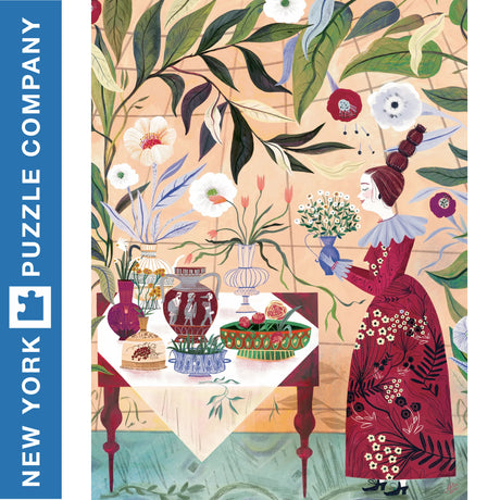 PLANT LADY New York Puzzle Company 1000pc Random Cut Jigsaw