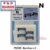 Benches x 4 | P&D Marsh | X80