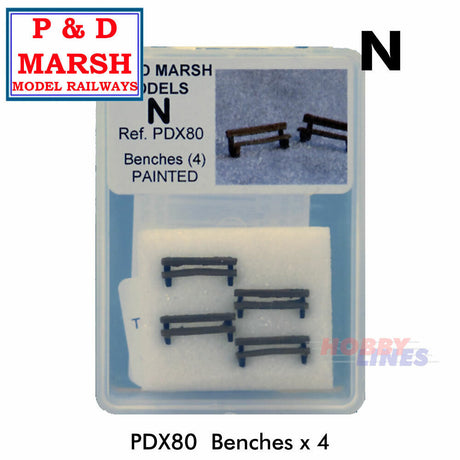 Benches x 4 | P&D Marsh | X80