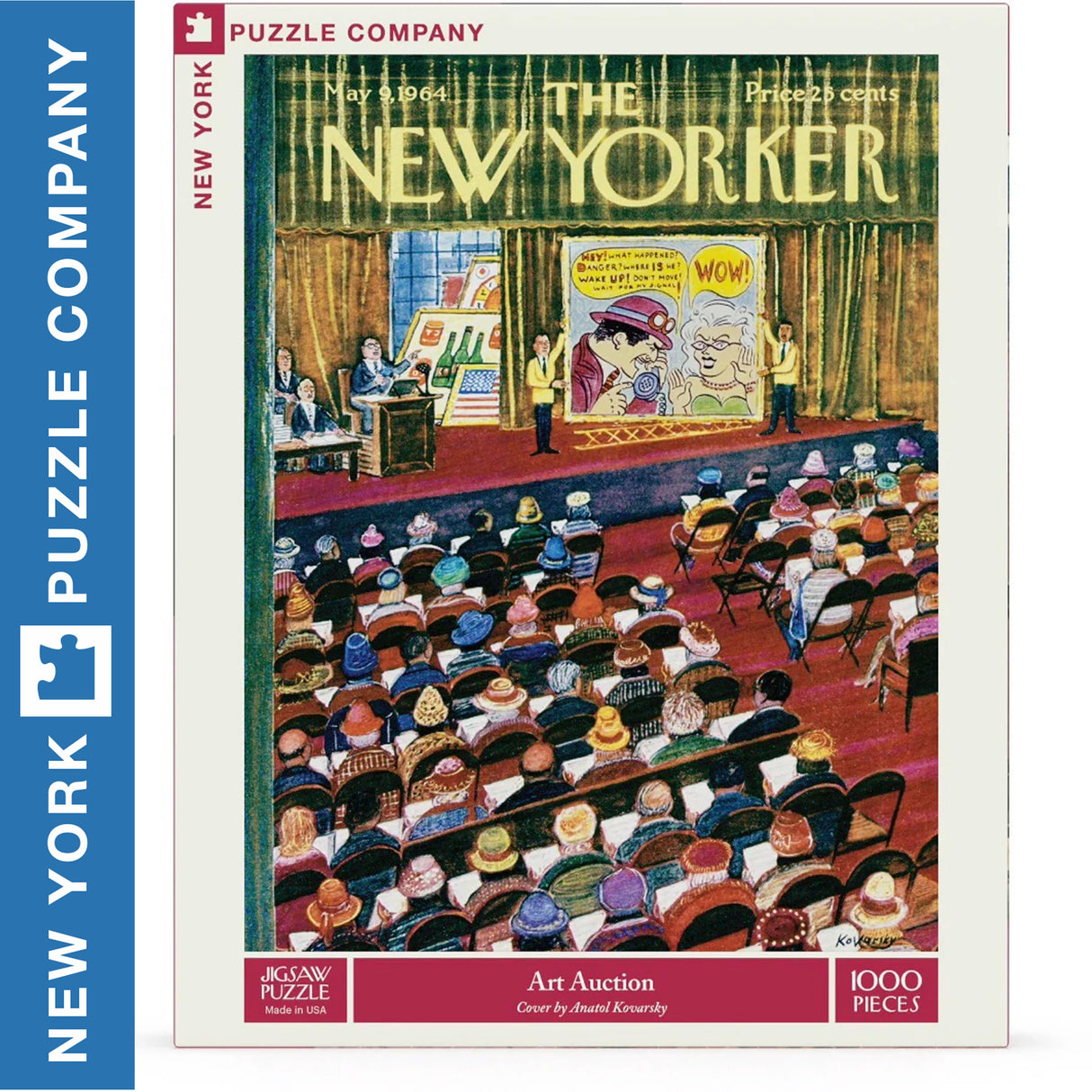 ART AUCTION New York Puzzle Company 1000pc 