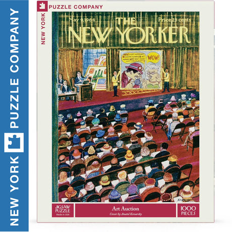 ART AUCTION New York Puzzle Company 1000pc 