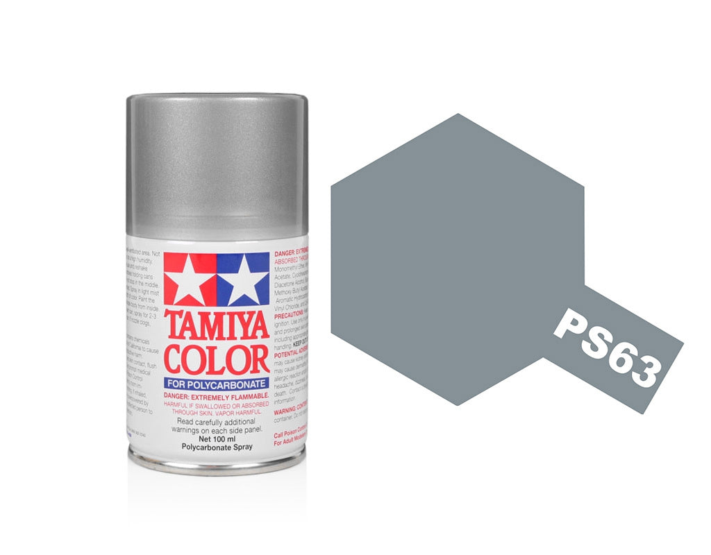 Tamiya Ps-63 Bright Gun Metal Spray Paint