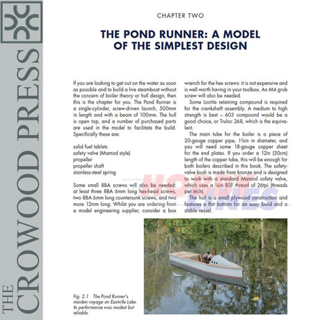 MAKING MODEL STEAM BOATS Stephen Bodily Crowood Press 176 pages Hardback Book