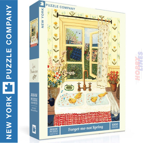 FORGET ME NOT SPRING New York Puzzle Company 1000pc Jigsaw